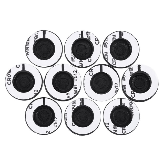 10 Uds. Almohadilla de choque insonorizada, almohadilla de parachoques de goma, piezas exteriores de automóvil (naranja) Ndcxsfigh Accesorios para autos y motos