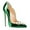 Green, variant on FSJ Women Classic Pointed Toe Dress Pumps with Pearl Studded Sexy Stiletto Slip On High Heels Formal Shoes Size 8 Pink