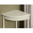 Corrine Antique White Corner Table