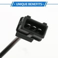 thumbnail image 4 of Sensores de posición del cigüeñal de metal plástico negro de 1 Pc para BMW E30 325i 2.5 1986-1991, 4 of 6