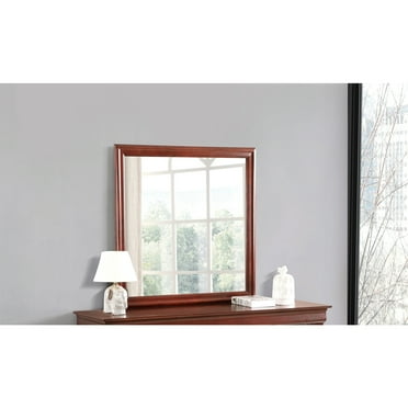 Glory Furniture Louis Phillipe G3100-M Mirror, Cherry