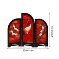 thumbnail image 2 of Acrylic Folding Screen Desktop Ornament Elegant Decorative Partition For Home, 2 of 6