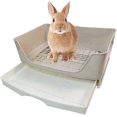 thumbnail image 1 of Large Rabbit Litter Box Trainer Potty Corner Toilet with Drawer 26-27s, 1 of 1