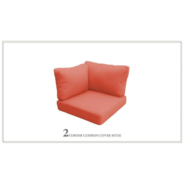 TK Classics Ensemble de Coussins Haut Dossier en Tangerine pour FLORENCE-02a