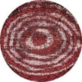 thumbnail image 1 of Ahgly Company Machine Washable Indoor Round Abstract IndianRed Area Rugs, 6' Round, 1 of 1