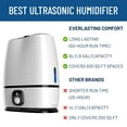 Everlasting Comfort 6L Cool Mist Humidifier for Bedroom Filterless