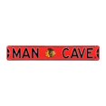 thumbnail image 1 of Authentic Street Signs 28140 Chicago Blackhawks Man Cave Street Sign, 1 of 1
