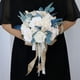 thumbnail image 5 of Novia Boda Sosteniendo Ramo Novia Sosteniendo Flores para Decoración de Banquete de Boda Macarena Ramo de novia, 5 of 8