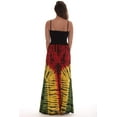 thumbnail image 3 of Riviera Sun Women's Rasta Maxi Summer Dress - Long Sundress with Adjustable Removable Straps (Rasta 1, 3X), 3 of 3