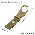thumbnail image 2 of Botella Colgante Hebilla Clip Agua Botella Portador Anillo Soporte para Mochila Cinturón Exterior Campamento, Senderismo, Negro, Verde, Caqui, Rojo Paquete de 8, 2 of 6