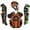 Black Orange, variant on All Star Adult System7 Axis Pro Catcher's Set Royal Adult