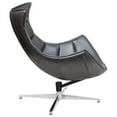 thumbnail image 5 of Gray Leather Swivel Cocoon Chair, 5 of 5