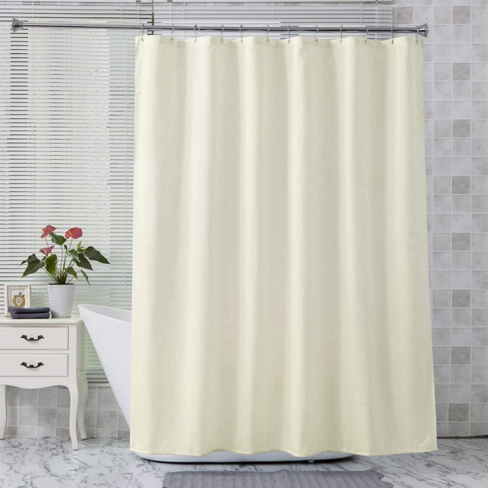 Extra Long Fabric Shower Curtain Liner, Extra Long Fabric Shower Curtain Liner 84