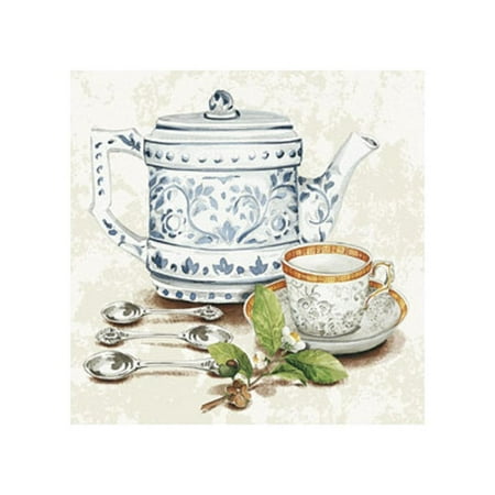 Connection Tee - Thé Tea III Art Print - 7x7