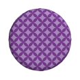 thumbnail image 6 of XMXY Purple Rhombus Spare Tire Cover，Universal Waterproof Cover for Jeep RV Tire Wheel Protection 17 inch, 6 of 8