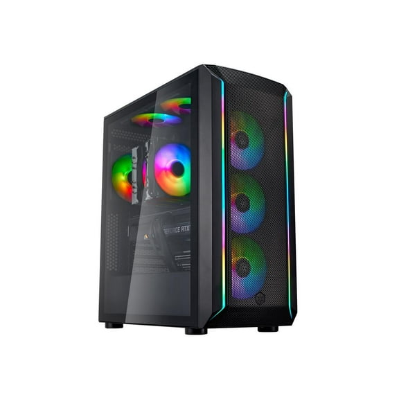 SilverStone FARA 511Z High Airflow ATX Gaming Chassis with Excellent Cooling Potential Case SST-FA511Z-BG Black