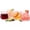 Pink, variant on Clear 12 Ounce Ribbed Stemless Plastic Cups, 40 Count