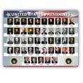 thumbnail image 4 of USA Presidents of the united states Of America poster NEW chart LAMINATED Classroom LARGE Landscape school wall decoration learning history flag metal, 4 of 4