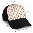 thumbnail image 2 of Naloa Tigers go in for Sports Adult adjustable Print Baseball Hat, Patchwork curved brim baseball capfor Men and Women, One Size, 2 of 5