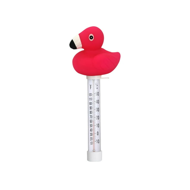 koolsoo Floating Water Thermometer Thermometer for Bath Indoor Outdoor Swimming Flamingo Flamingo