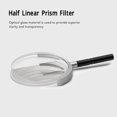 thumbnail image 3 of 77mm Half Linear Prism Filter, Superior Transparency 77mm Special Effects Lens Filter  For Camera Lens For Night Photography, 3 of 8