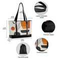 thumbnail image 2 of FORMRS Laptop Tote Bag for Women with 15.6" Computer Compartments Handbag, White Abstract Shapes, 2 of 7