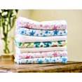 Bambino Mio Miosquares Muslin Squares, 4pk, Pink Stars