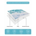 thumbnail image 5 of Ocean Beach Twin Size Down Alternative Comforter, Lightweight Comforter Quilt Bedding Set with Pillow Shams Coastal Nautical Starfish Shells Sea Waves All Seasons Bed Comforter Duvet Insert 68"x86", 5 of 7