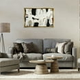 thumbnail image 2 of Stupell Industries Dynamic Earthy Shapes Abstract Painting Gold Floater Framed Canvas Art Print Wall Art, 31 x 21, 2 of 9