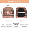 thumbnail image 3 of Boho Red Southwestern Ethnic Pattern Seat Covers for Dining Room Chairs Set Of 4,Stretch Printed Washable Chair Seat Cover with Elastic Ties and Button,Removable Waterproof Couch Cushion Covers, 3 of 6