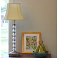 thumbnail image 2 of 10" Antique White Slanted Square Bell Monay Shantung Lampshade, 2 of 3