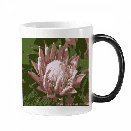 

South Africa Lily Brodiaea Mug Changing Color Cup Morphing Heat Sensitive 12oz
