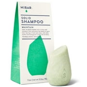 HiBAR Maintain Shampoo Bar (3.2oz) - Ideal for Oily Hair, Reduces Oiliness and Gently Cleanses