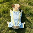 thumbnail image 5 of Breathable Mesh Dog Sun Protection Jumpsuit with D-Ring, Summer Cooling Pet Clothes for Small Dogs, Lightweight 4-Leg Puppy Outfit, Quick Dry Dog Sunsuit for Yorkie, Maltese, Outdoor Use, 5 of 5
