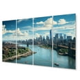 thumbnail image 2 of Designart "Nyc Usa Cityscape Of wall decor IV" Cityscapes Art Living Room Set, 2 of 5
