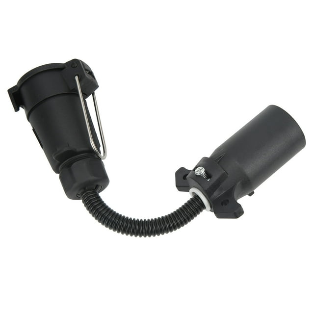 Adaptador de enchufe para remolque de 7 vías, conector redondo para remolque, conector de cuchilla para RV, uso conveniente