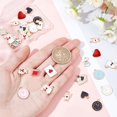 thumbnail image 3 of 32Pcs 16 Styles Alice Pendants Gold Plated Rabbit Bunny Alarm Clock Poker Card Cartoon Fairy Tales Enamel Alloy Charms, 3 of 6