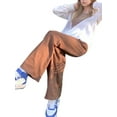 thumbnail image 3 of Arvbitana Women Straight-leg Jeans, Adults Vintage High Waisted Denim Pants with Pockets, 3 of 9