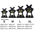 thumbnail image 3 of Weloille 10-Tooth Manganese Steel Ice Cleats for Shoes, Black Anti-Slip Snow Spikes for Outdoor Hiking Ice Fishing, 3 of 5