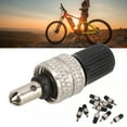 thumbnail image 4 of German Valve Stems Core, Universal Lightweight Nickel Plated Brass Bike Tire Valve Core 10pcs  For Electric Vehicles, 4 of 8