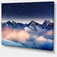thumbnail image 2 of Milky Way Over Frosted Mountains - Impression sur Toile Paysage, 2 of 4