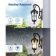 thumbnail image 5 of Lámpara de pared exterior DEWENWILS Dusk to Dawn, impermeable 17,7 cm, 5 of 8