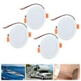 thumbnail image 2 of RV Dôme Lumière, 4pcs 4in RV Plafond RV Downlight Bateau Encastré Plafonnier sur Mesure, 2 of 8