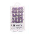 thumbnail image 1 of Miangastore artificial succulents outdoor Miniature Simulation Plants Purple 28Pcs, 1 of 8