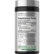 KSM-66 Ashwagandha 600mg | 60 Caplets | Vegan Supplement for Men and Women | by Horbaach