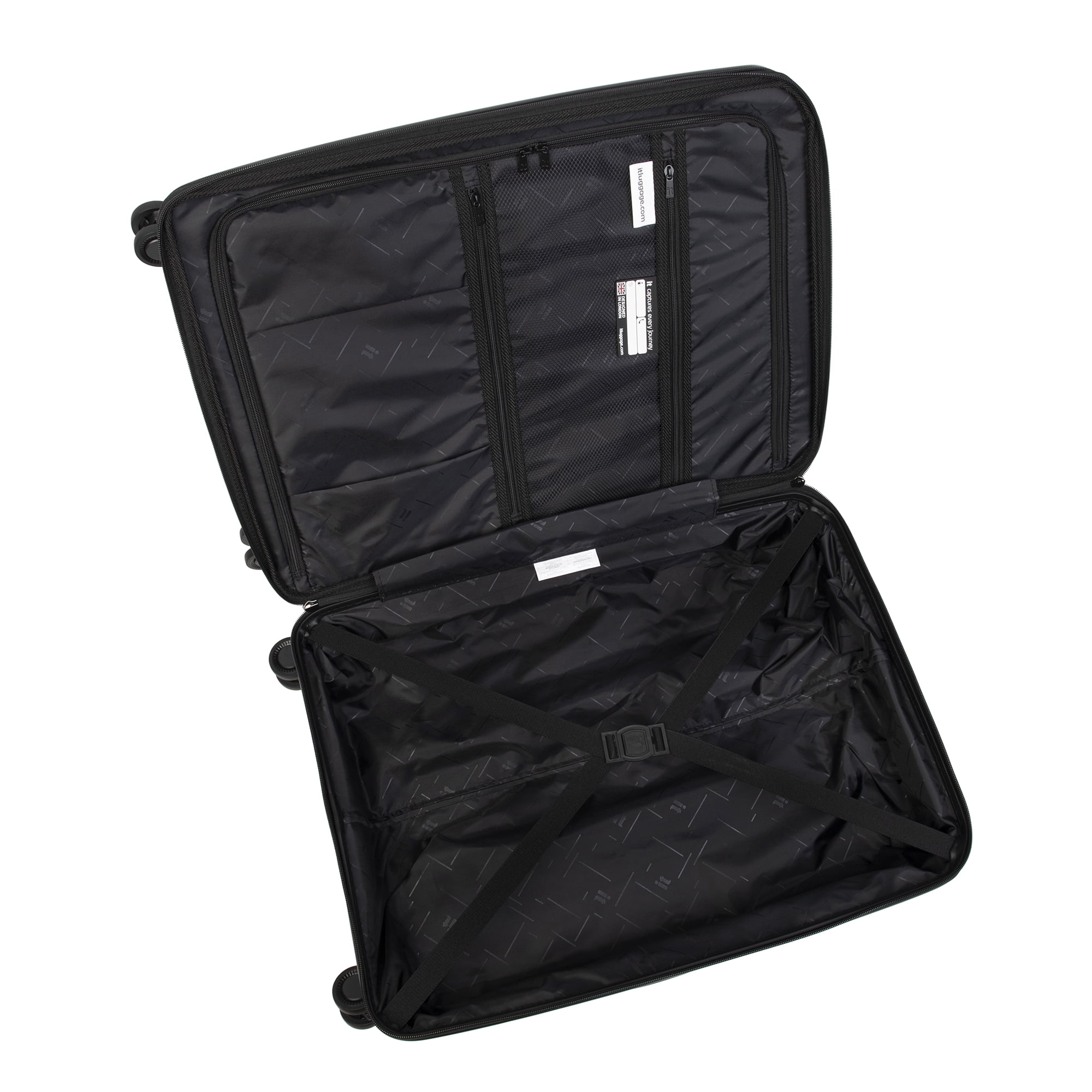 it luggage Momentous 3 Piece Hardside 8 Wheel Expandable Spinner Set