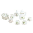 thumbnail image 4 of 1/12 Ceramics Tea Cup Set, Decorative Lovely Clover Pattern Design Dollhouse Kitchen Accessories  For Dollhouse Clover Pattern, 4 of 8