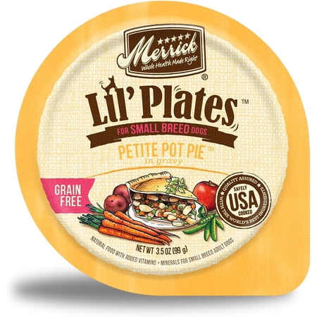 Merrick Lil Plates Grain Free Petite Pot Pie 3.5 oz [PACK OF 2]