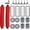 Red-Qrevo Pro Accessories, variant on 26 Pack Replacement Parts for Roborock Q10 S5/S5+/Q10 X5/X5+ Robot Vacuum | 2 Main Brushes 6 Side Brushes 4 HEPA Filters 6 Mop Pads 6 Dust Bags 1 Cleaning Brush 1 Screwdriver