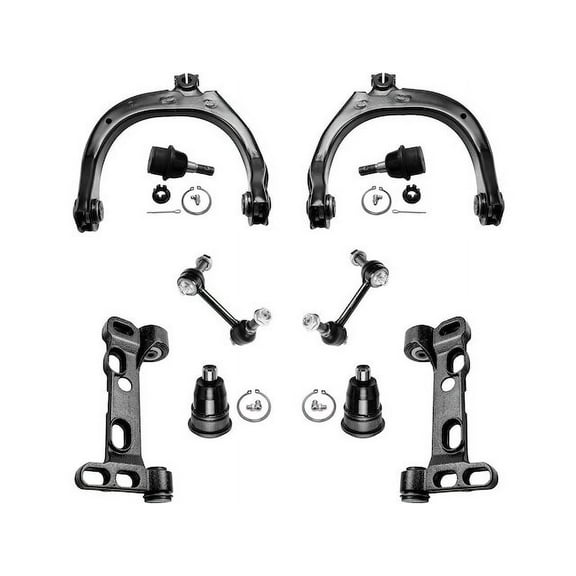 Front Control Arm Ball Joint Sway Bar Link Kit - Compatible with 2005 - 2007 Saab 9-7x 2006